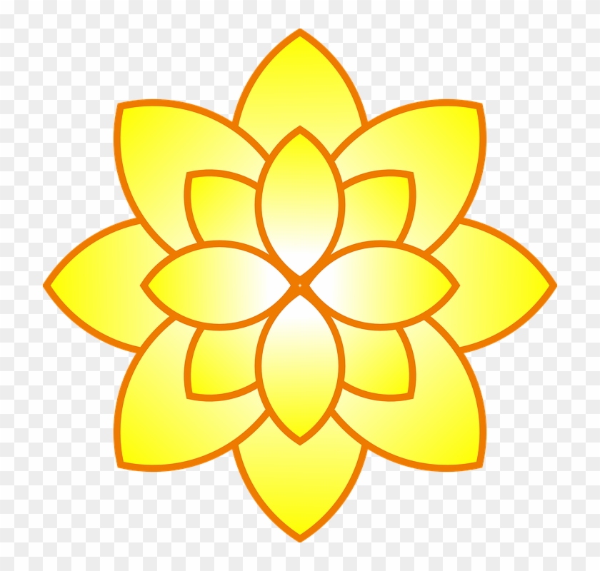 Simple Yellow Flower Clip Art At Clker - Only Good Bug Is The Dead Bug #28927