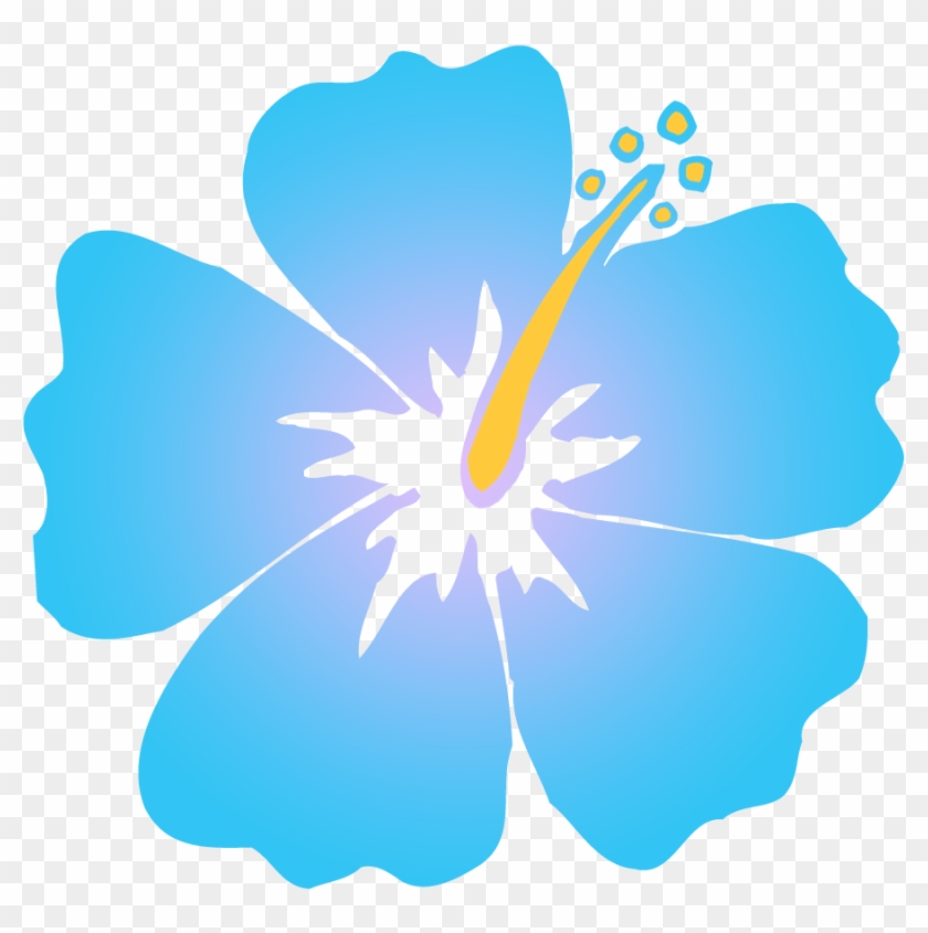 Hawaiian Flower Clip Art Borders - Hawaiian Flower Clipart Png #29251
