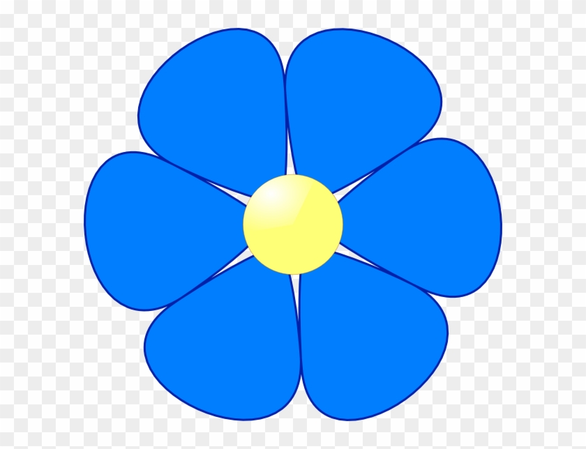 Flowers Clip Art Free Clipart Images - Blue Flower Clip Art #29404