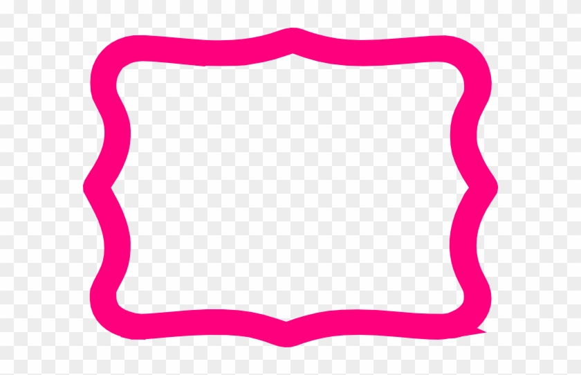 Hot Pink Frame Clip Art - Clip Art #30465