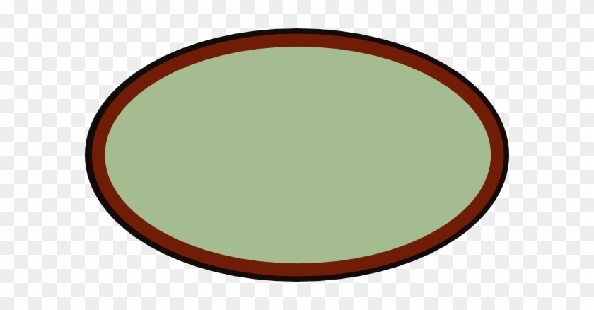 Brown Oval Frame Clipart - Circle #30960