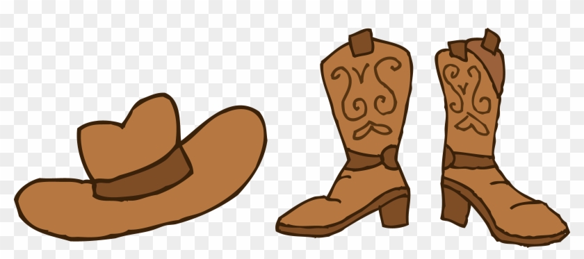 Cowboy Hat And Boots Clipart Free Clip Art - Boots Clip Art #31330