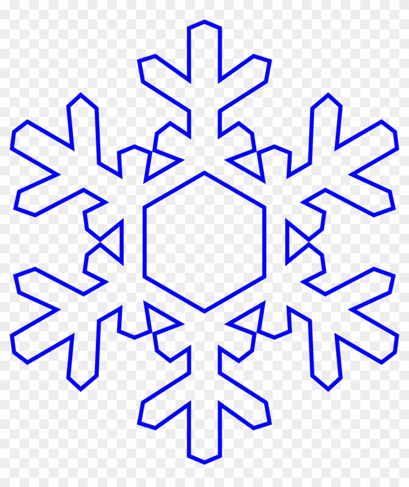 January Background Cliparts - Free Clip Art Snowflake #31750
