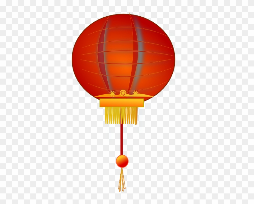 Paper Lantern Clip Art At Clker - Chinese Lantern Clipart Png #31958