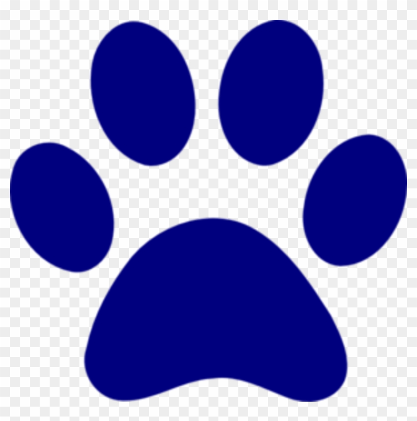 Blue Paw Print Logo - Paw Blue #32132