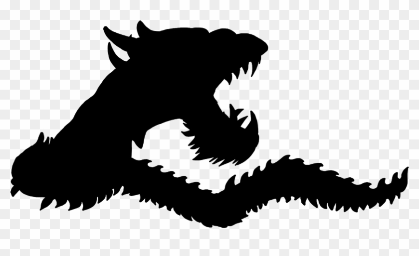 Pictures Of Cool Dragons - Dragon Silhouette Png Gif #32334