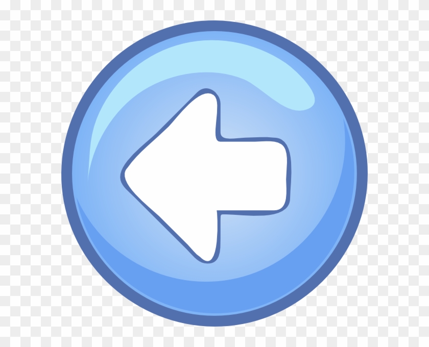 Left Blue Arrow Clip Art At Clker Com Vector Online - Play Button Icon #33720