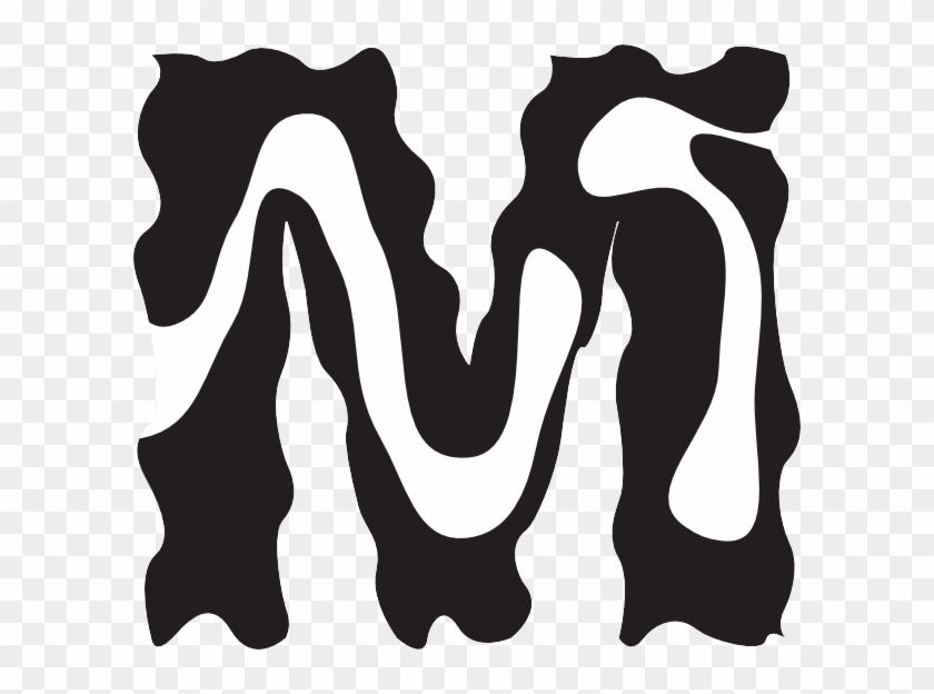 Letter M Zebra Style Clip Art - Letter M In Different Style #33758