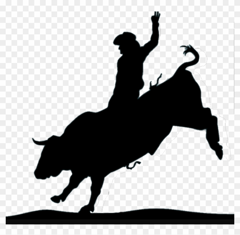 Bull Rider Â€“ Your Way Custom Decals And Tees - Bull Rider Silhouette #33989