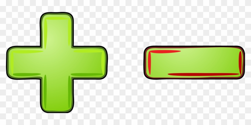 Math Addition And Subtraction Clipart - Addition And Subtraction Sign #33986