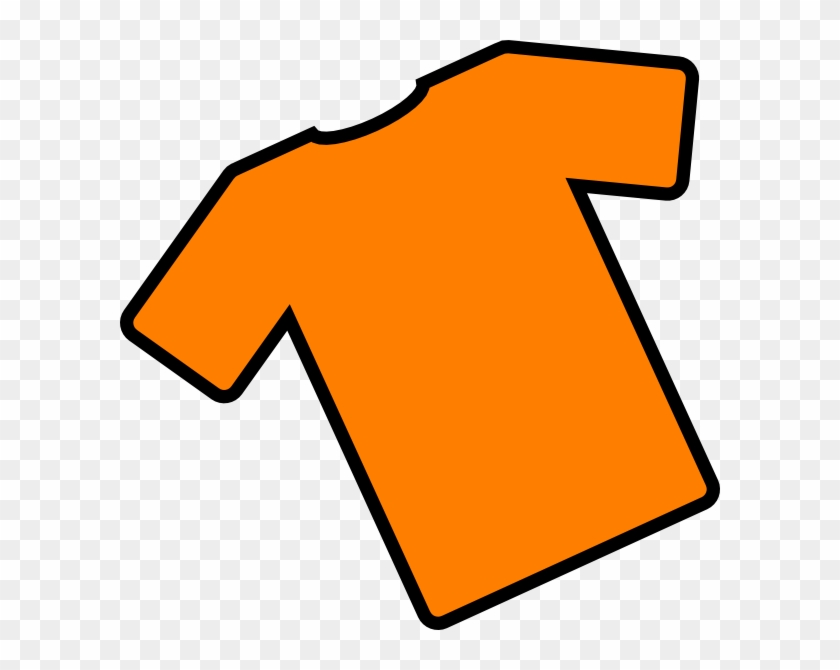 Download - Orange T Shirt Clip Art #34004