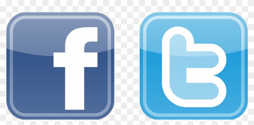 Twitter Facebook Icon Vector #34057