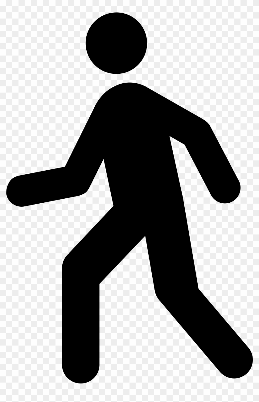 Man Clip Art - Walk Clipart #34077