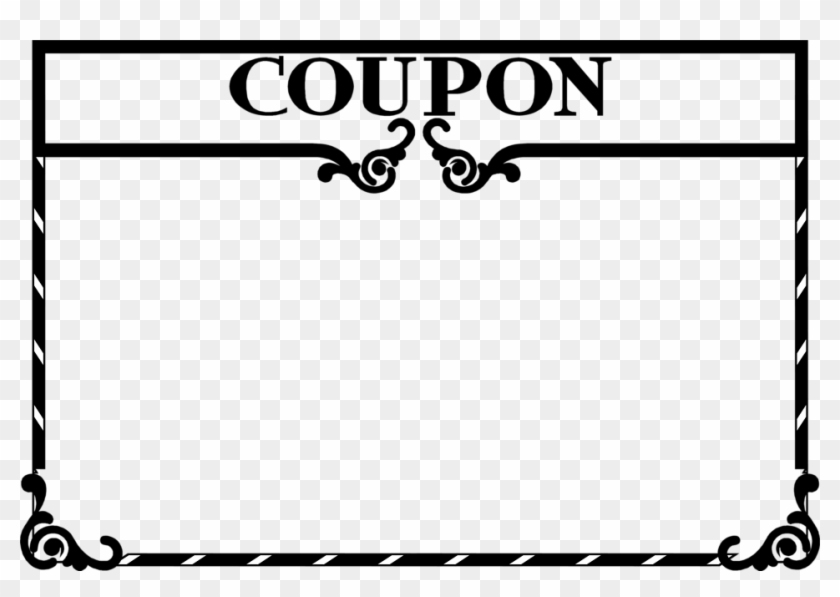 Clipart Coupon Template - Blank Coupon Clip Art #34088
