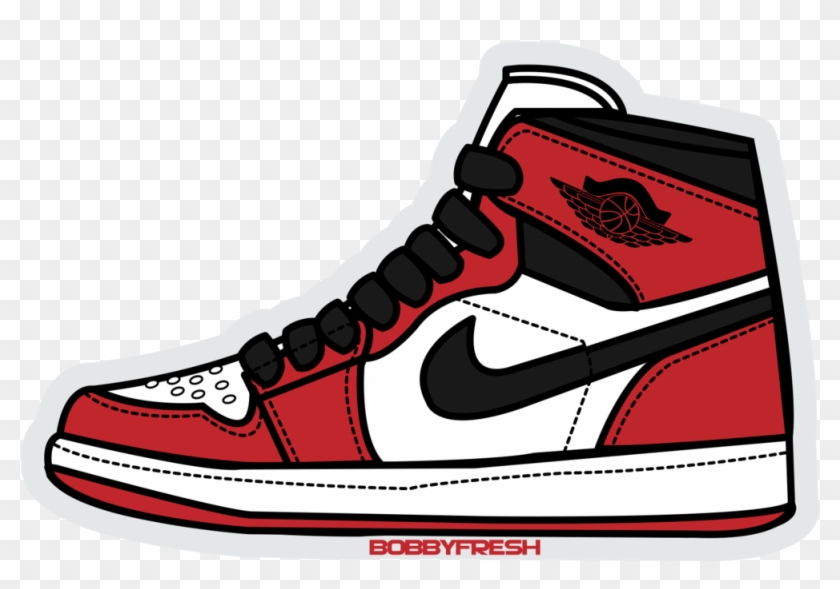 Jordan Retro 1 Og High Sticker Bobby Fresh - Air Jordan 1 Sticker #34702