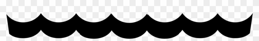 Waves Black And White Free Vector Graphic Wave Pattern - Portable Network Graphics #35113
