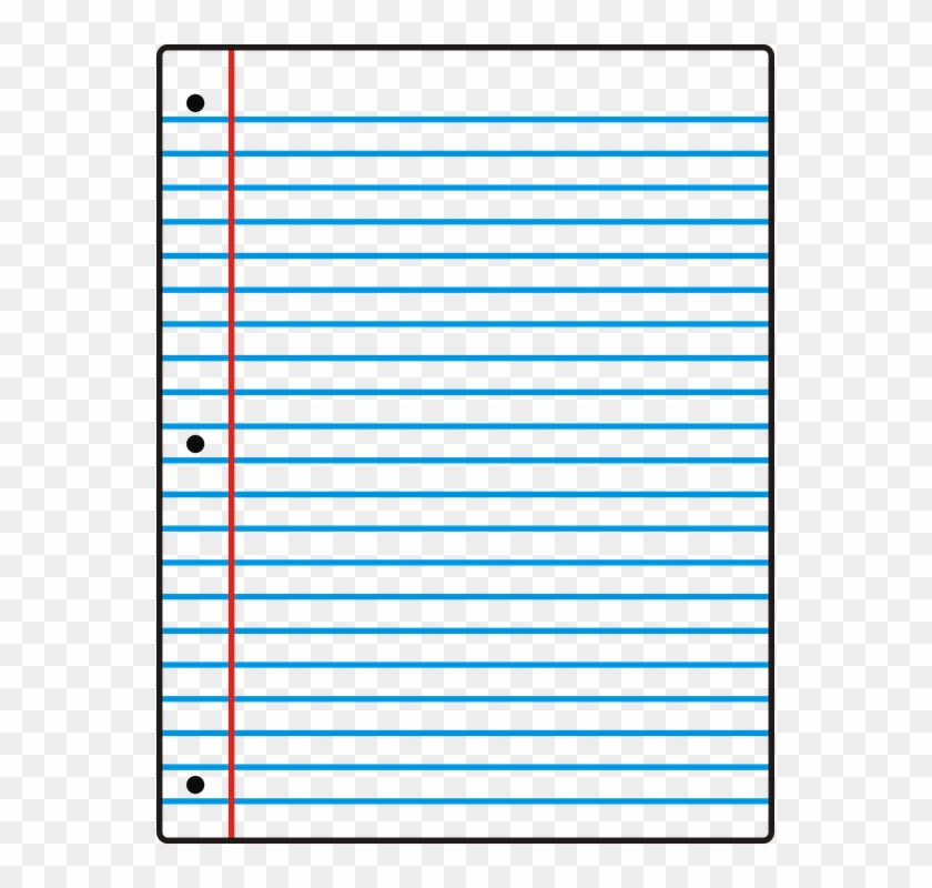 Cartoon Notebook Paper Cartoon Notebook Paper Free - Sheet Of Notebook Paper #35262