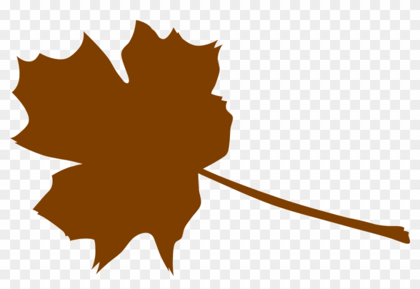Foliage Clipart Brown Leaf - Brown Fall Leaf Clip Art #35748