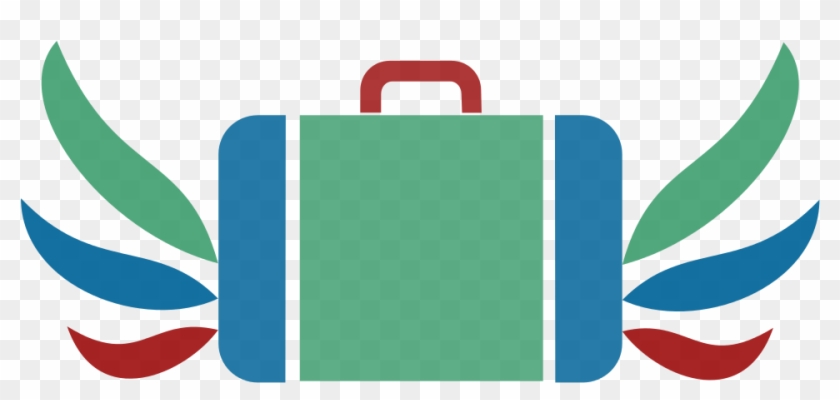 Suitcase Icon Blue Green Red Dynamic V17m - Suitcase #204710