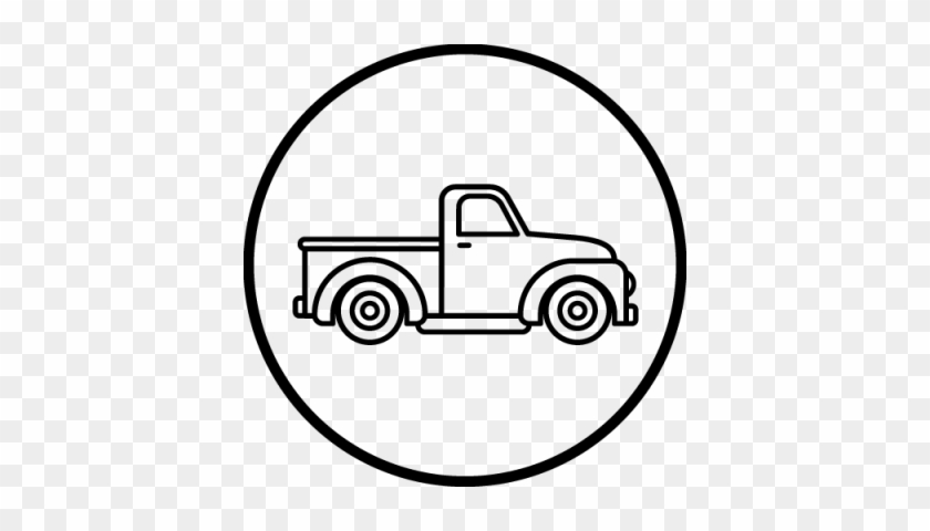 Road Trip - Pick Up Truck Drawing #205041