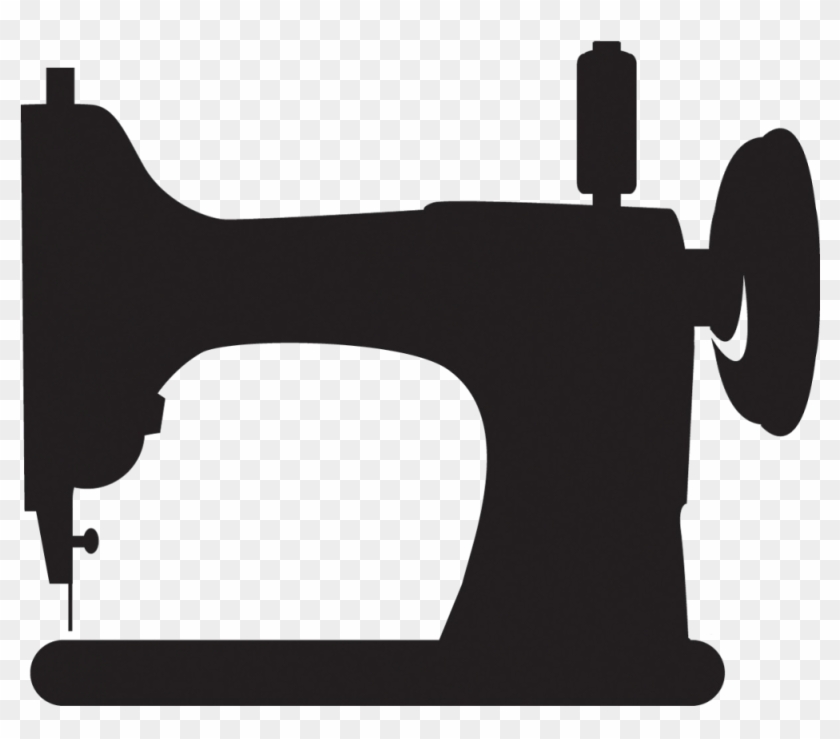 Sewing Machine Clipart Silhouette - Sewing Machine Clipart Black And White #205074