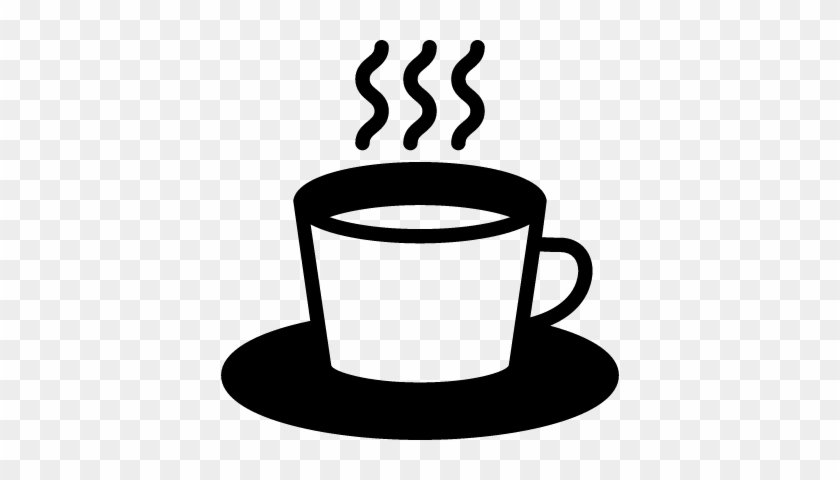 Cup Of Hot Coffee Vector - Coffee Cup #205459