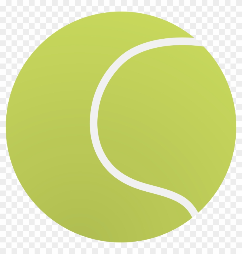 Clipart - Tennis Ball - Cartoon Tennis Ball Png #205762