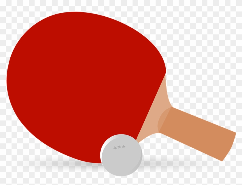 Ping Pong Racket Png Image - Table Tennis Bat Vector #206049