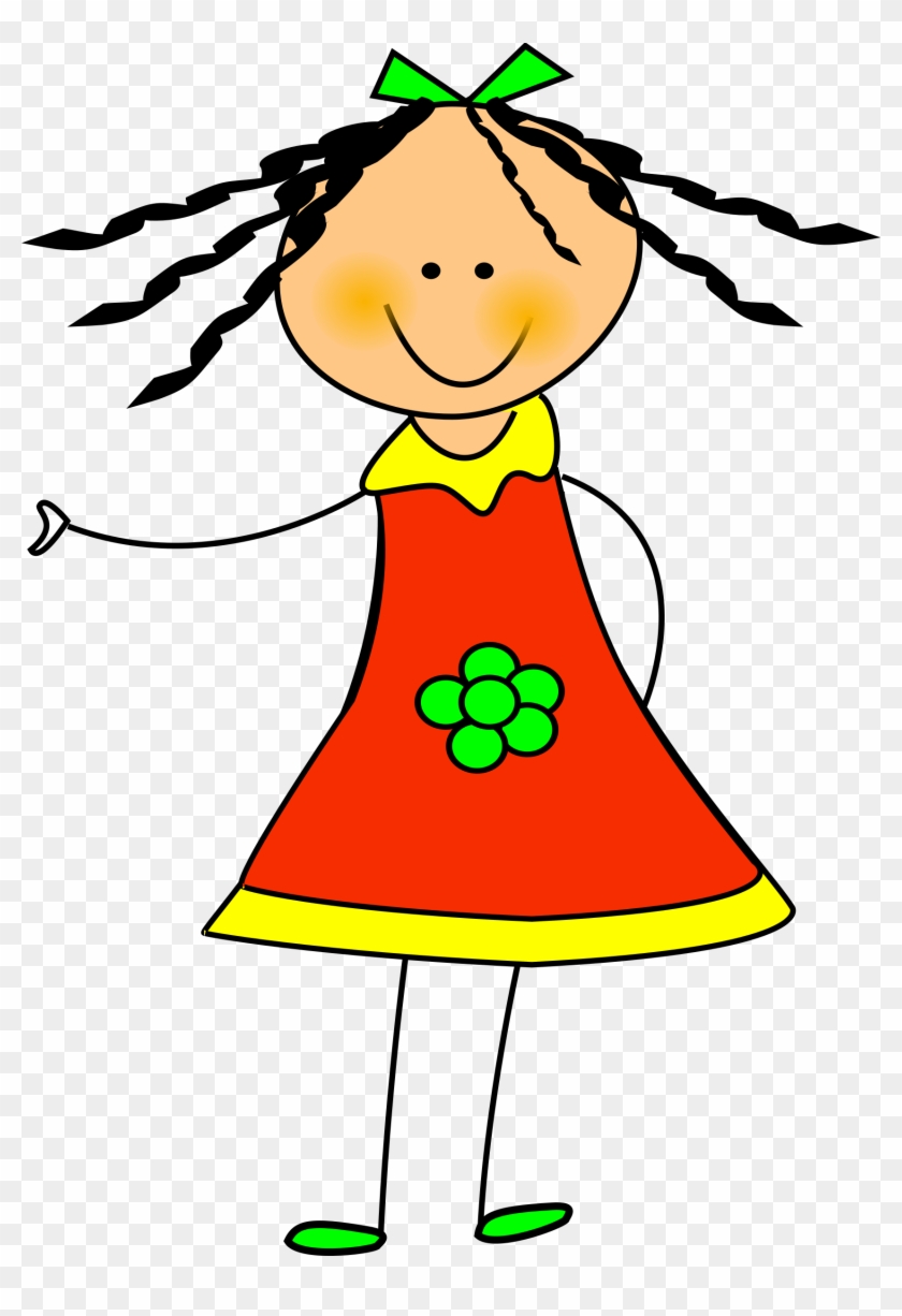 Happy Girl Clip Ar - Doll Clip Art #206081