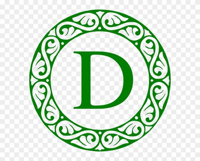 D Monogram Clip Art - Fancy Letter T #206773