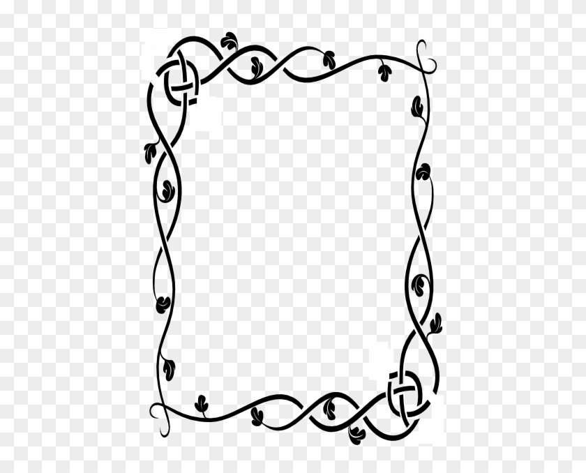 Rose Vine Border Clip Art Vine Border Modifed Hi - Music Of The Incredible String Band #206791