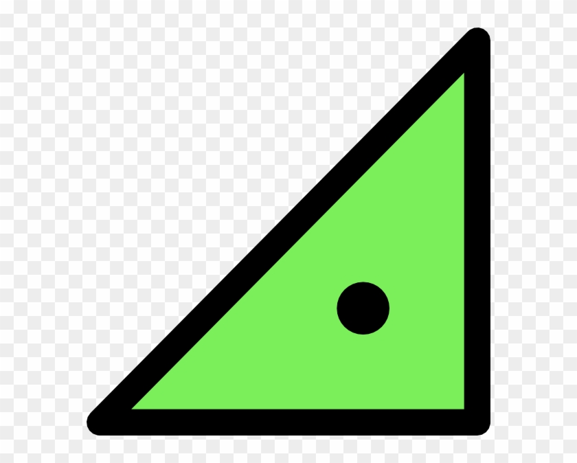 Free Vector Triangle With Dot Clip Art - Triangle And Dot Rectangle #206872