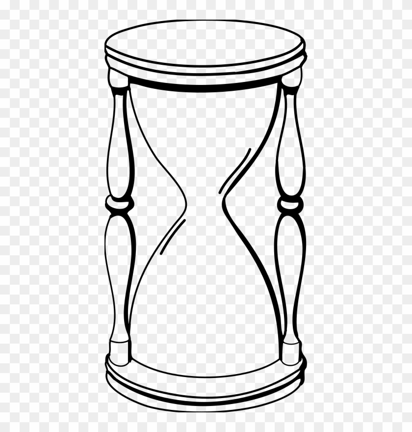 Black And White Icons Clip Art Hourglass Clip Art - Hour Glass Black And White #207130