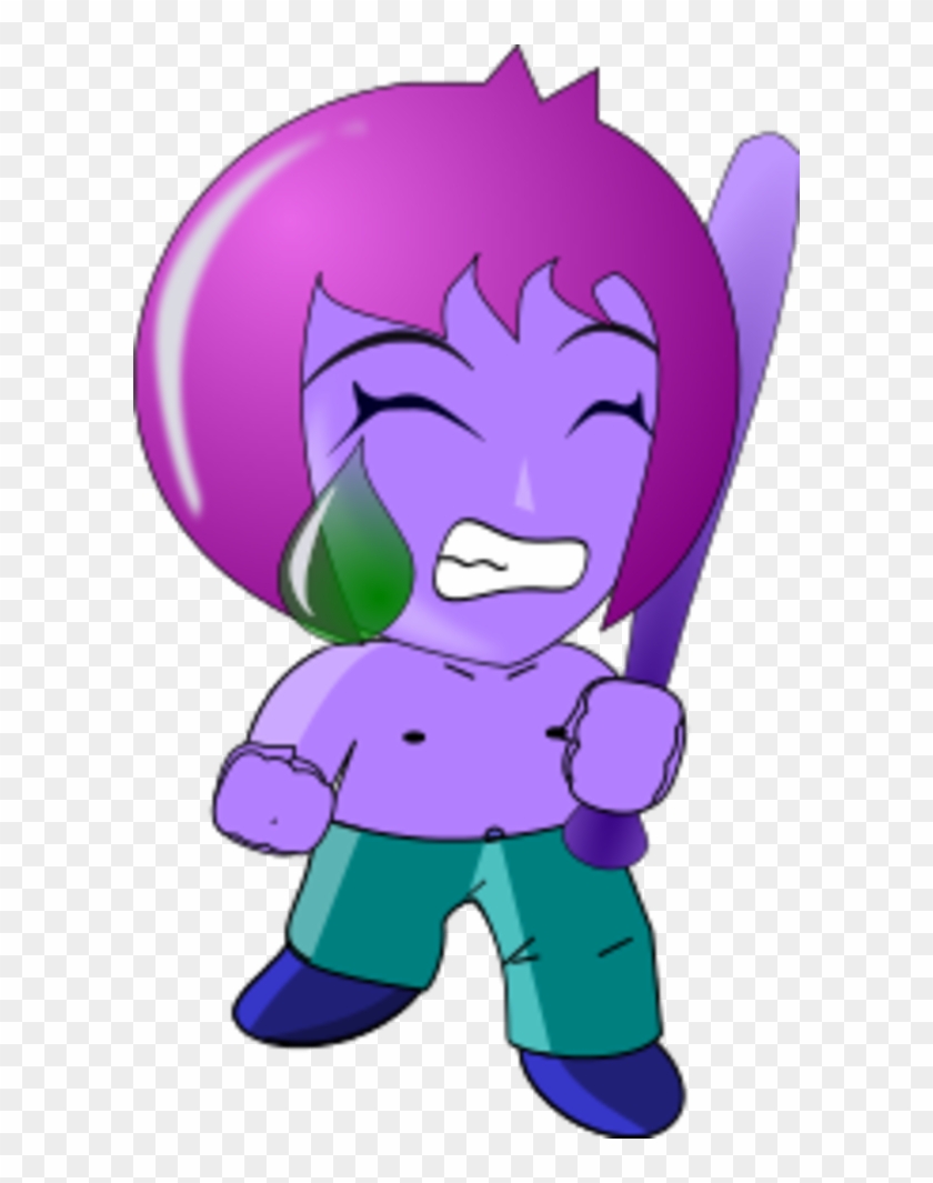 Girl Crying Mad Chibi Cartoon Comic - Clip Art #207509