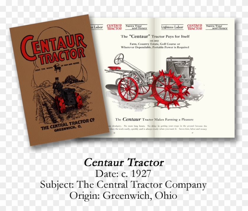 1927 Centaur Garden Tractor Catalog - Tractor #1310037