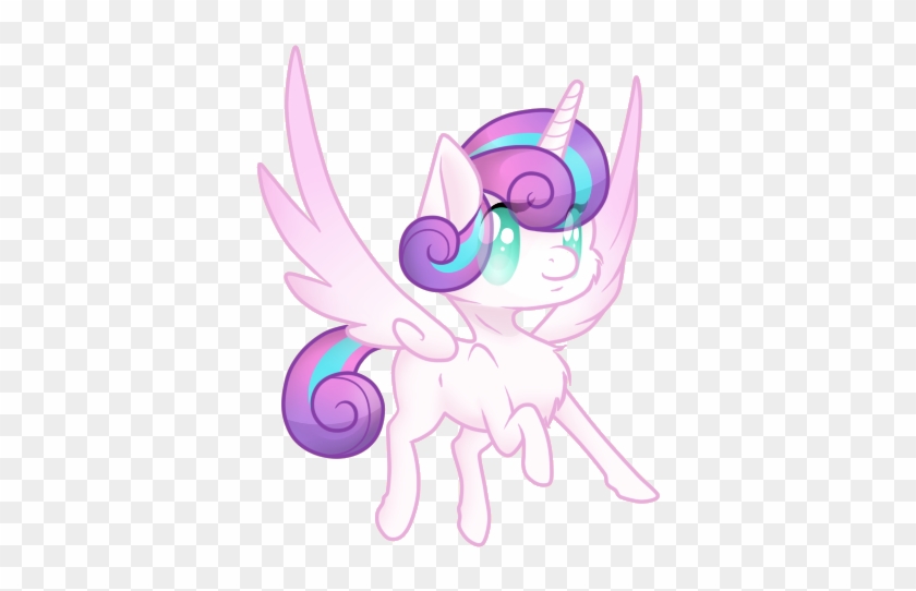 Mlp Chibi Flurryheart By Dedonnerwolke - Illustration #1310510