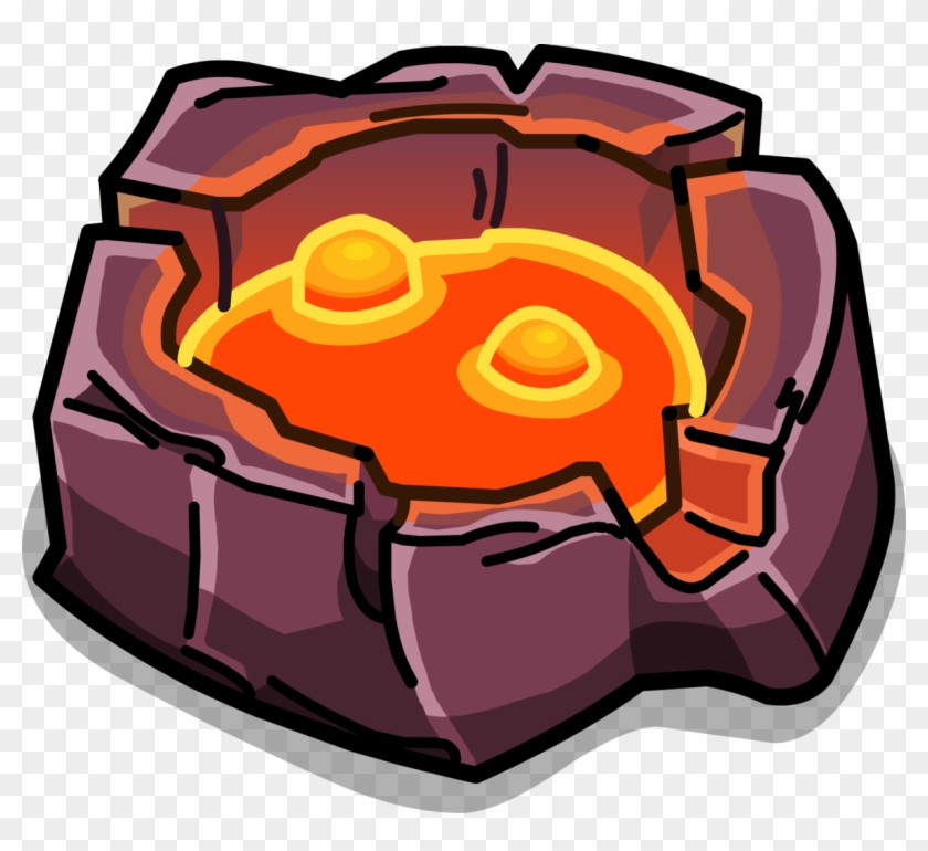Lava Puddle Sprite 001 - Club Penguin Lava #1310829