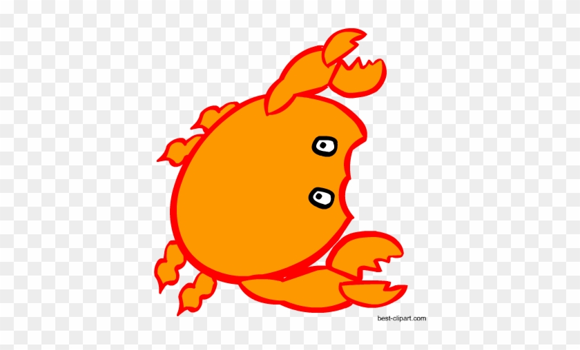 Cute Cartoon Crab Clipart - Clip Art #1311154