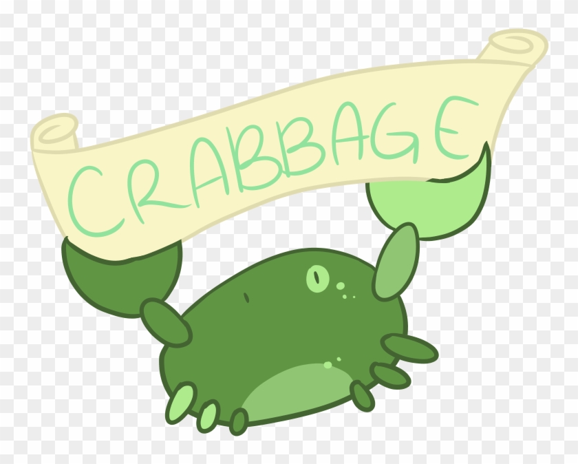 Crabbage The Little Green Crab By Purrtok - Digital Art #1311155