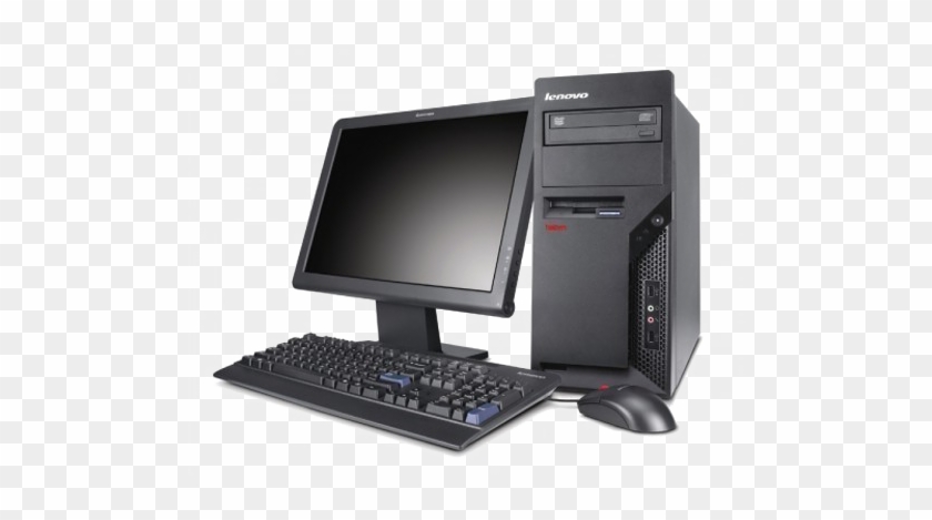 Desktop Computer Png Background Image - Lenovo Desktop Computer #1311219