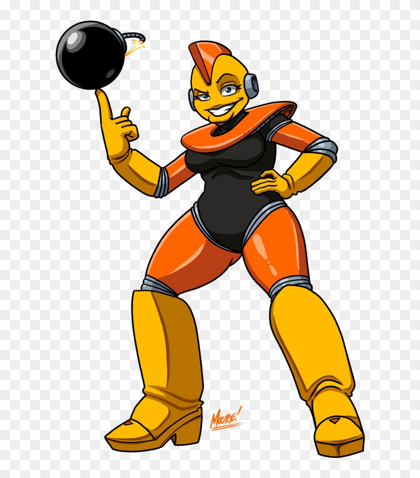 Bomb Woman By Seanrm - Cartoon #1311262