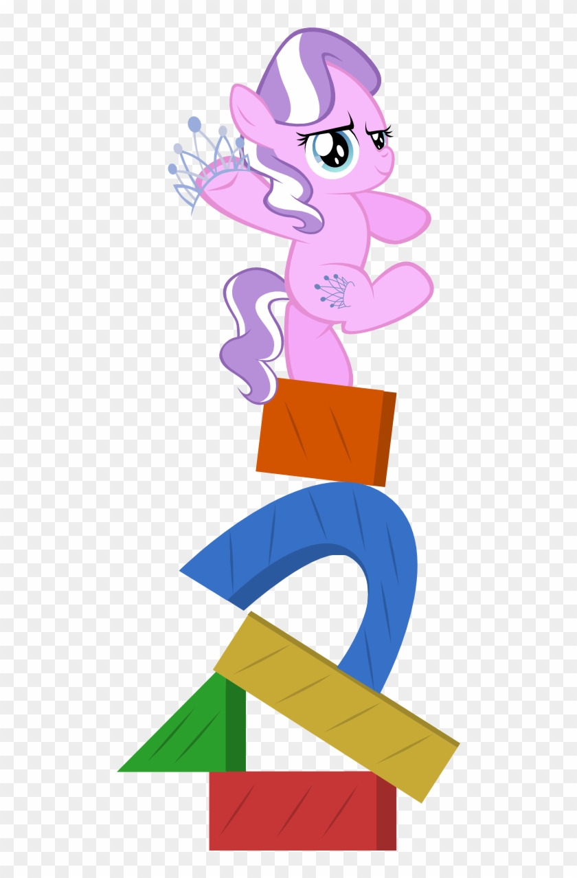 Magerblutooth, Balancing, Diamond Tiara, Safe, Simple - Illustration #1311485
