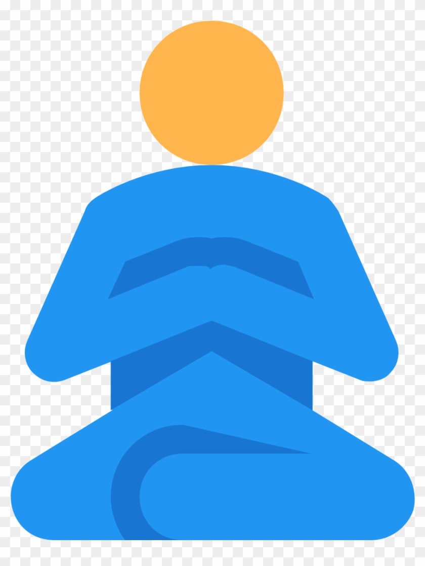 Meditate Icon - Clip Art #1312058