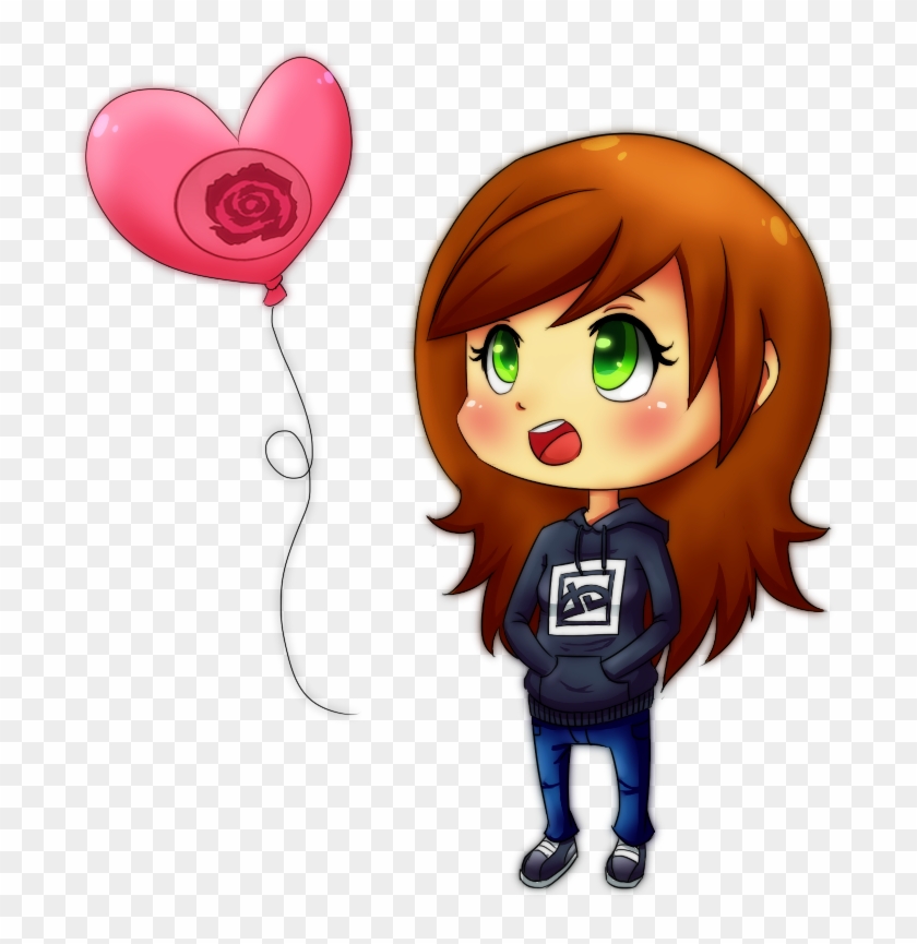 Chibi For R0se-designs By Sweetduke - Chibi In A Hoodie #1312602