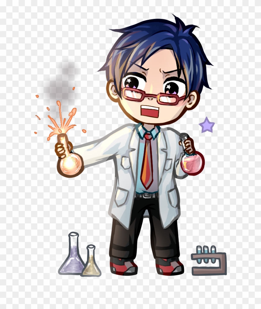 Deidara Chibi Anime Drawing Naruto - Anime Scientist Chibi #1312611