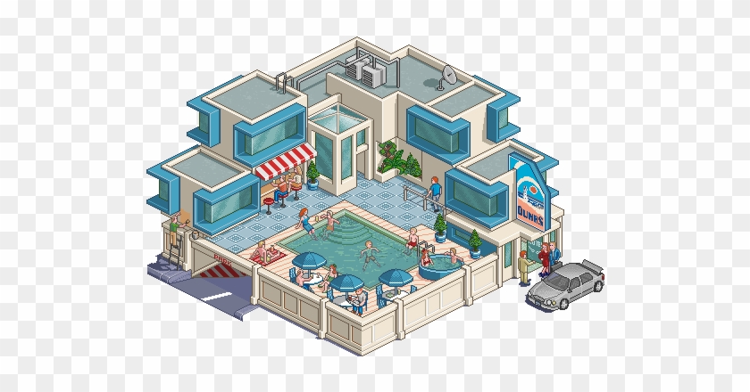 Game Art - Isometric Pixel Art Building #1312832