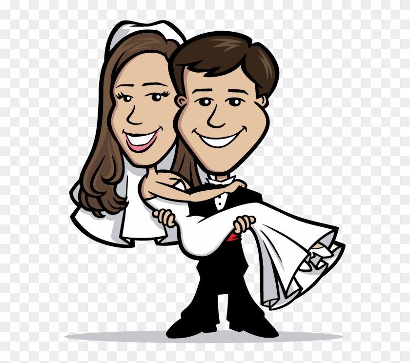 Bride And Groom Pet Rocks Great Silly Wedding Gag Gift - Bride And Groom Cartoon #1313432
