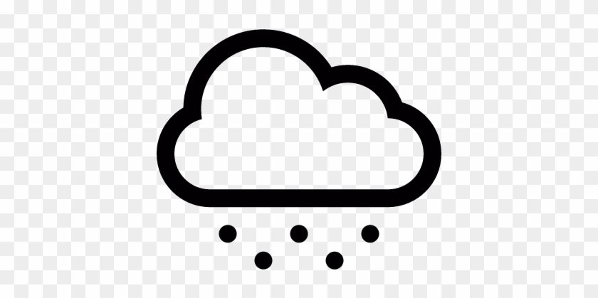 Snow White Clipart Hail Cloud - Icono Nubes Png #1313490