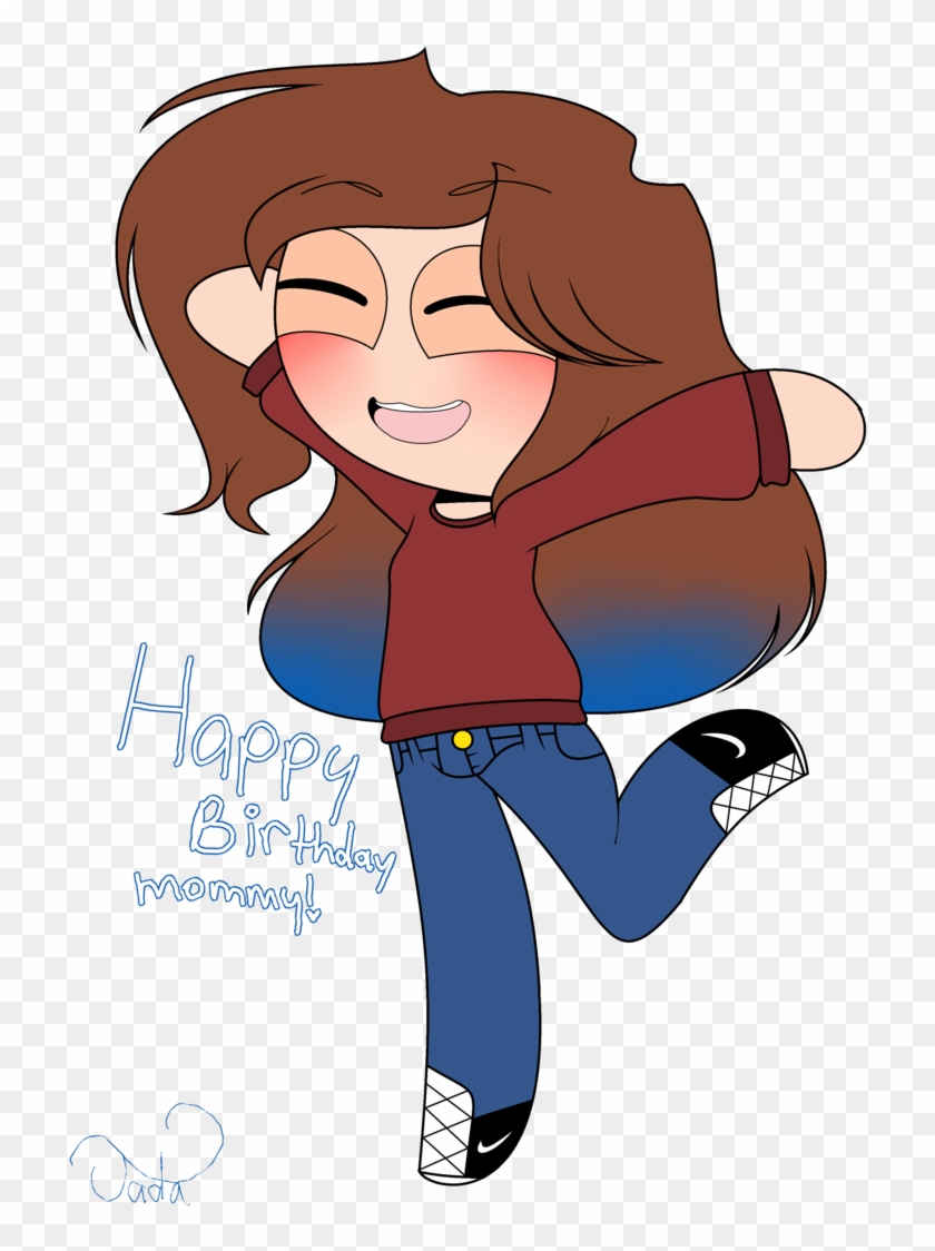 Happy Birthday Mommy By Jada The Artist - Cartoon #1314592