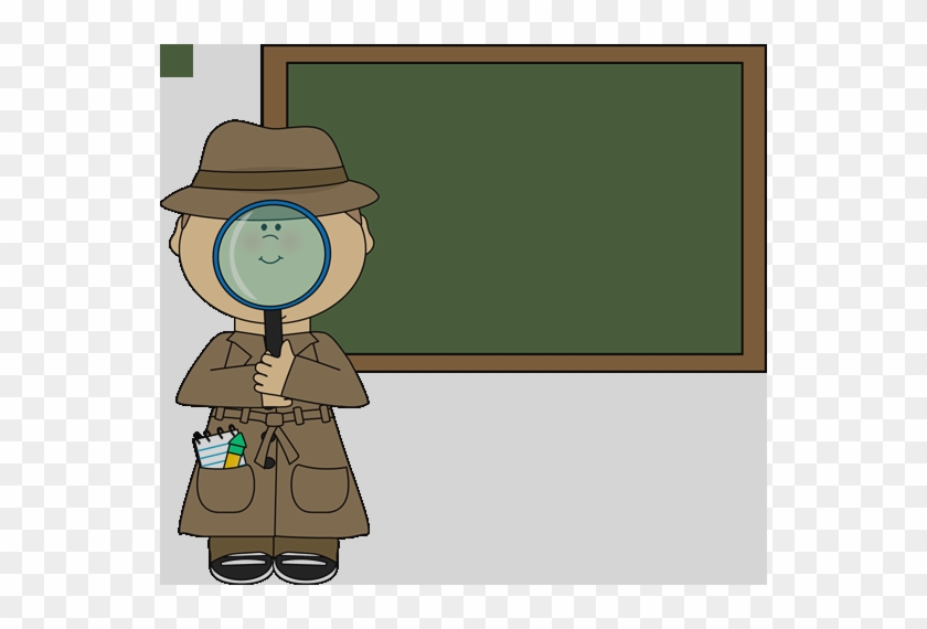 Detective Clip Art Detective Clipart No Background - Magnifying Glass Detective Clipart #1314799